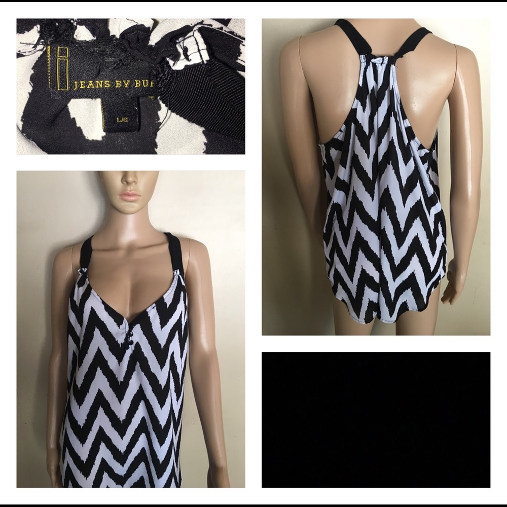 Black & White Tank Top